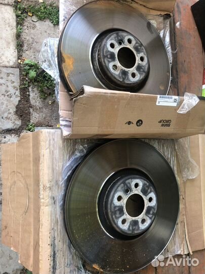 Диски тормозные передние bmw x5