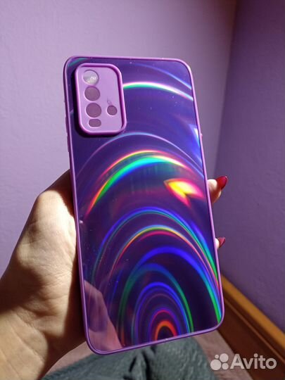 Чехол на xiaomi redmi 9T флуоресцентный