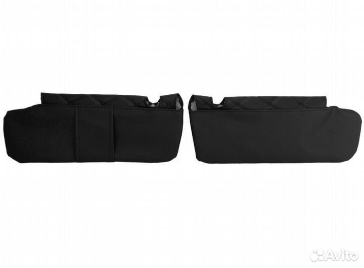 Чехлы на козырьки LADA Priora черная нить