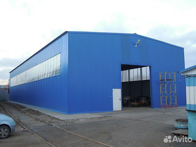 Ангары из сендвич панели