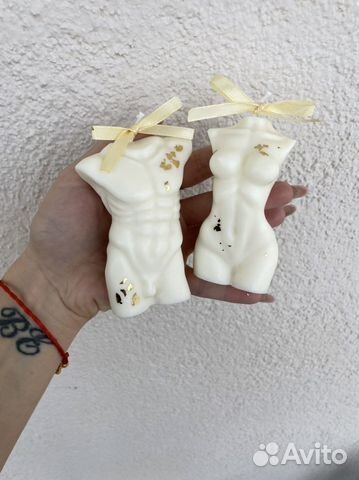 Свечи интерьерные натуральные