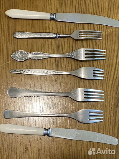 Столовые приборы СССР нержавейка; чайник туриста
