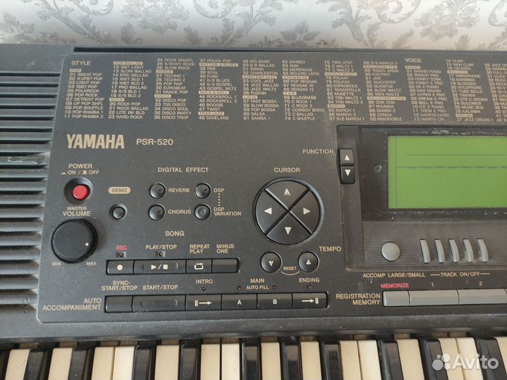 Синтезатор yamaha psr 520