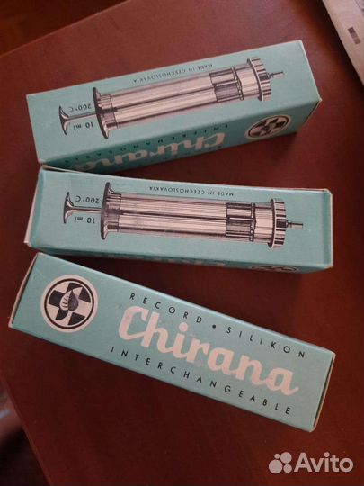Шприц Chirana Чехословакия СССР