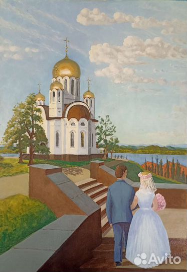 Картина маслом пейзаж