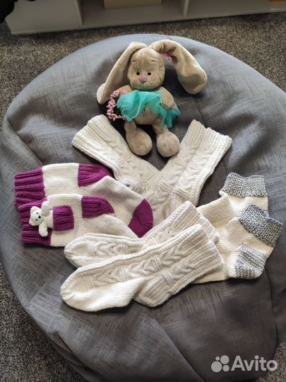 Носки женские вязанные