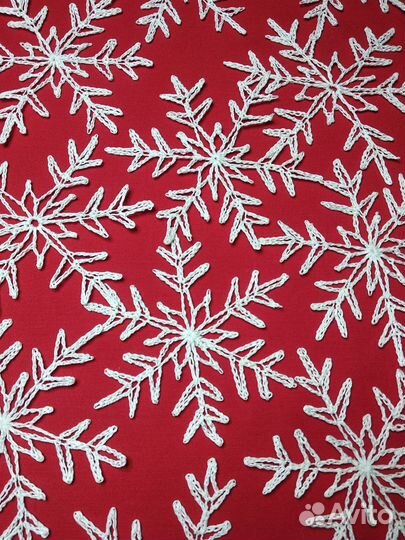 Снежинка крючком для интерьера