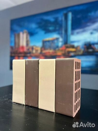 Кирпич облицовочный керамический полуторный