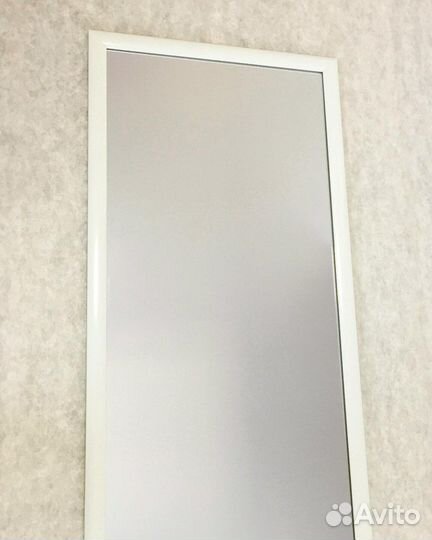 Зеркало 140х45 см. в белом багете