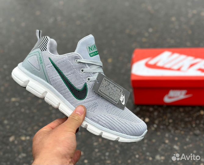 Кроссовки мужские nike серые