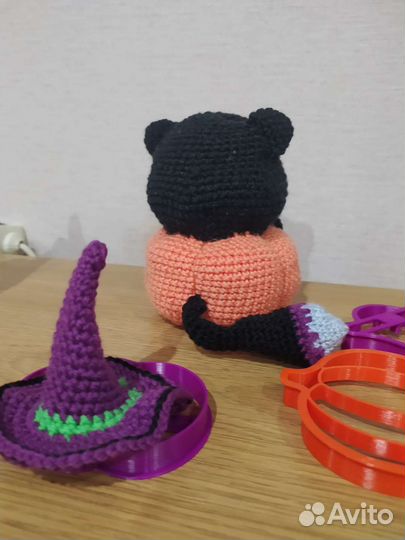 Игрушка на Хеллоуин, Кот, Тыква