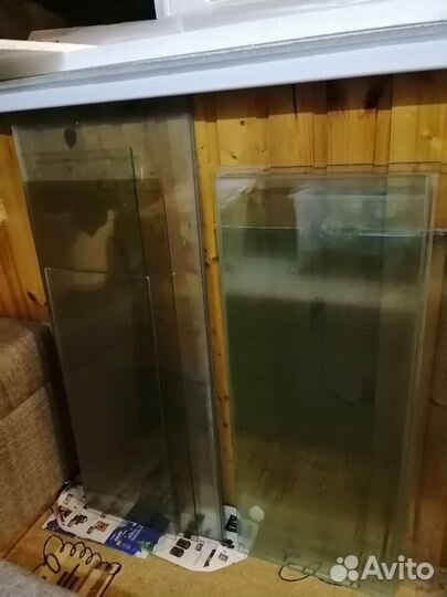 Зеркала, стекло, полки стеклянные