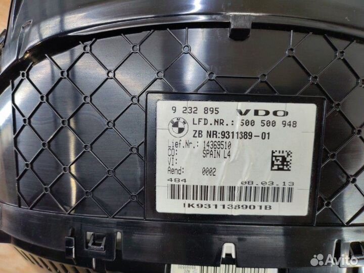 Расширенная приборная панель Bmw 3 F30 N55B30 2013