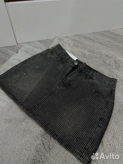 Юбка в стразах 42 размер
