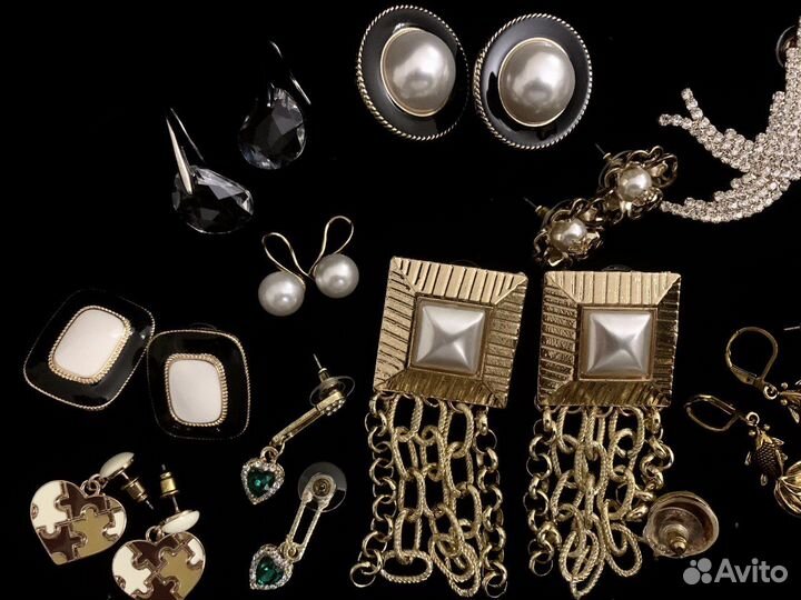 Серьги клипсы винтаж Америка torry burch Kate Spad