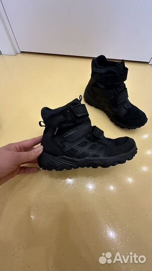 Зимние ботинки детские merrell 34