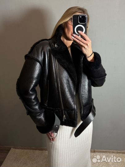 Куртка дубленка из натуральной овчины 42-44 новая