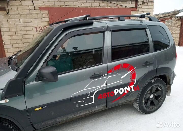 Багажник на крышу Шевроле Нива аэро с замком