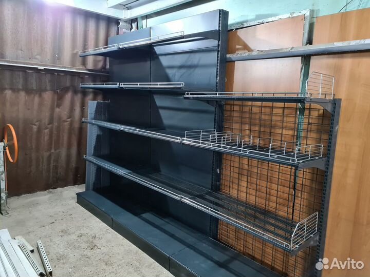 Стеллаж металлический серый 200 шт