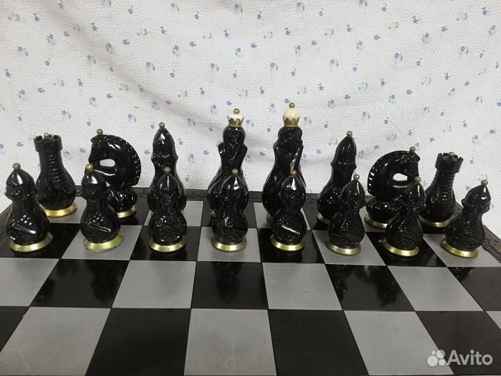 Шахматы тяжелые СССР карболит(редкость )
