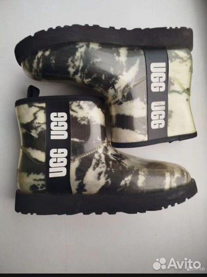 Непромокаемые Ugg clear мраморные 37-38(25см