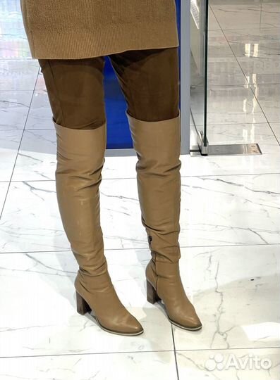 Ботфорты натуральная кожа 39