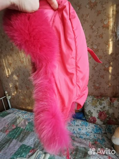 Шапка ушанка женская натуральный мех