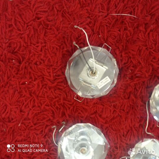 Потолочные светильники Италия 8 шт