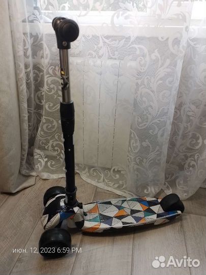 Самокат детский трехколесный бу