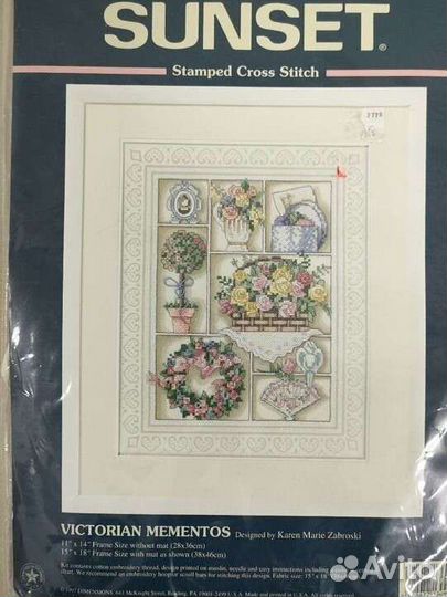 Dimensions Sunset 13092 печатный крест