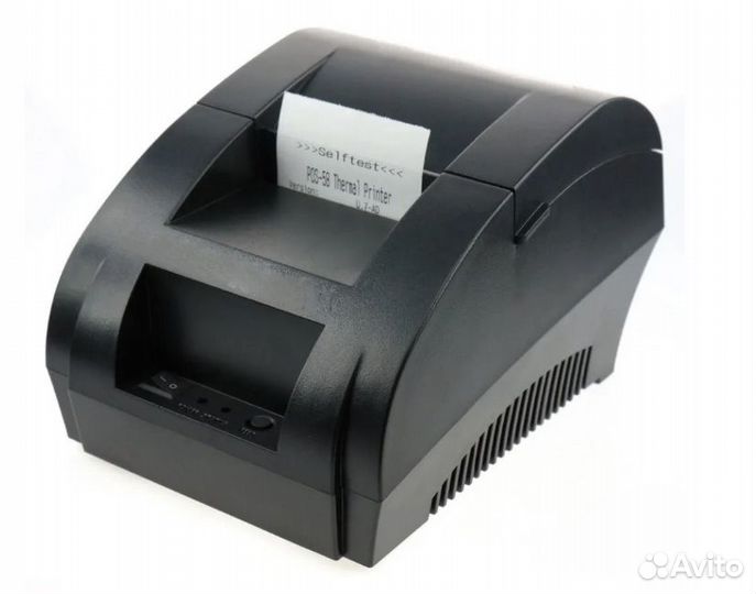 Термо принтер чеков + прога qr шаблон чека mercu