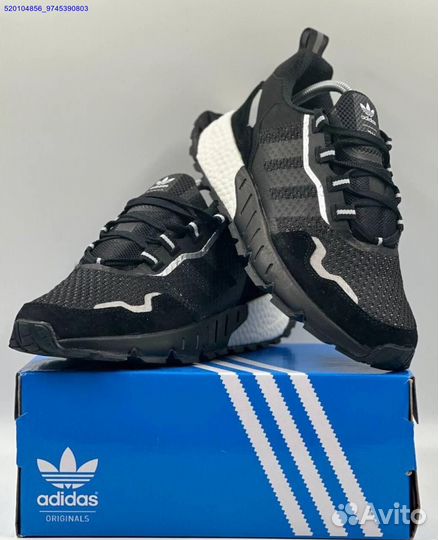 Кроссовки Adidas ZX 1000 Black (Арт.43916)