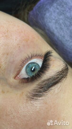 Наращивание ресниц, на дому