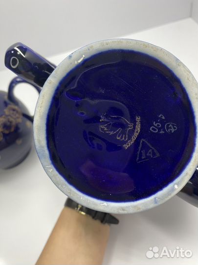 Чайник заварочный СССР кобальт