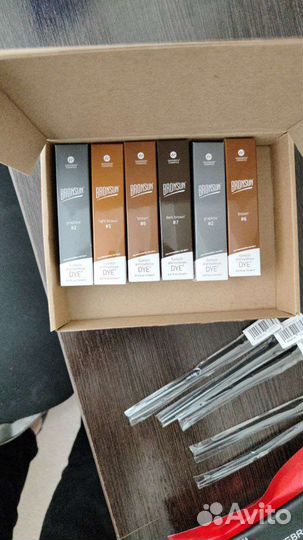 Краска для бровей и ресниц bronsun