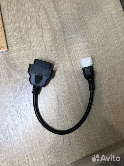 Переходник с 6 Пин на 16 пин OBD для эбу Дэлфи