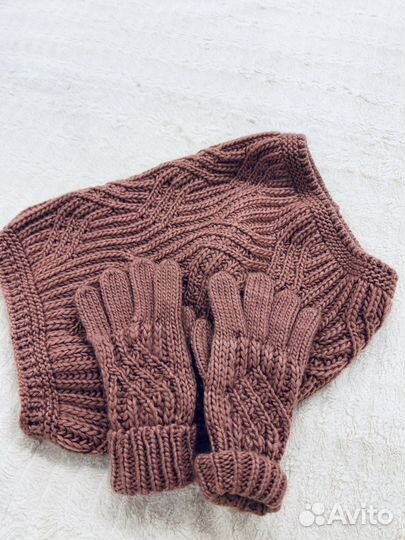 Снуд и перчатки Zara kids