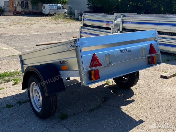 Прицеп бортовой Викинг 1217 с колесами
