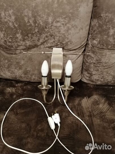 Хрустальное бра светильник настенный ночник СССР