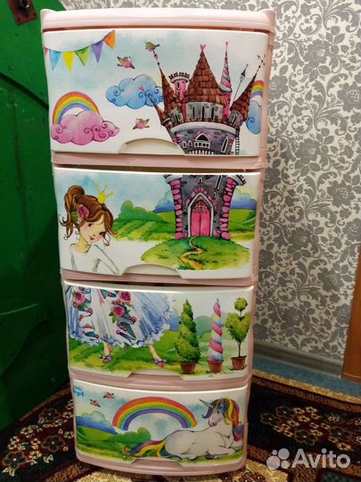 Комод детский пластиковый