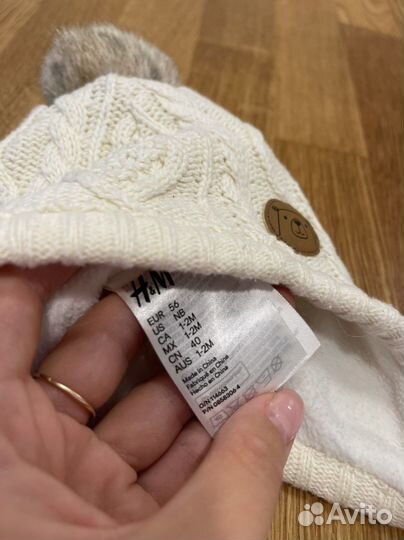 Комплект шапка и варежки HM 56