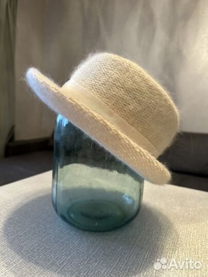 Шляпа женская белая