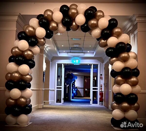 Украшение шарами, Гирлянды из шаров, Арки из шаров