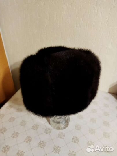 Норковая шапка мужская