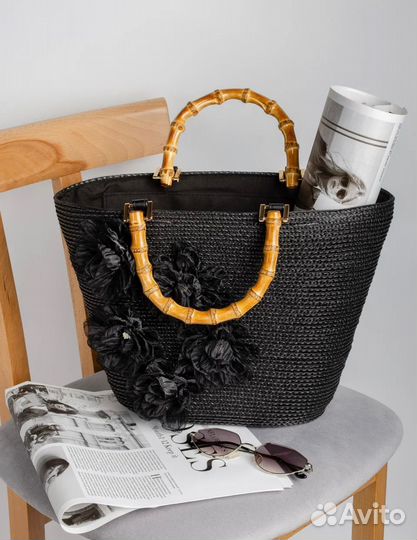 Соломенная сумка