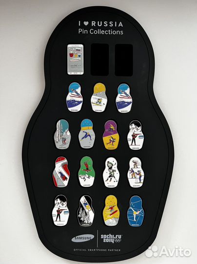 Олимпийская матрешка, значки олимпиады Сочи 2014