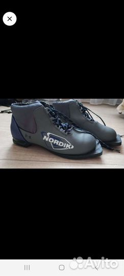 Беговые лыжи с палками