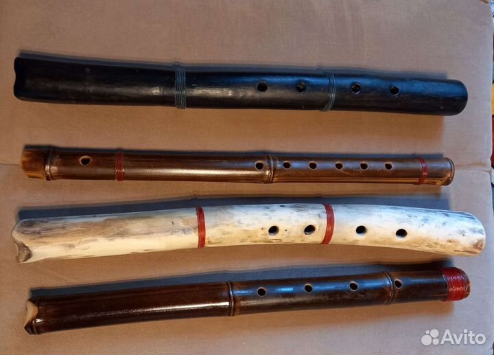 Сякухати.бансури.Флейты дерево и бамбук