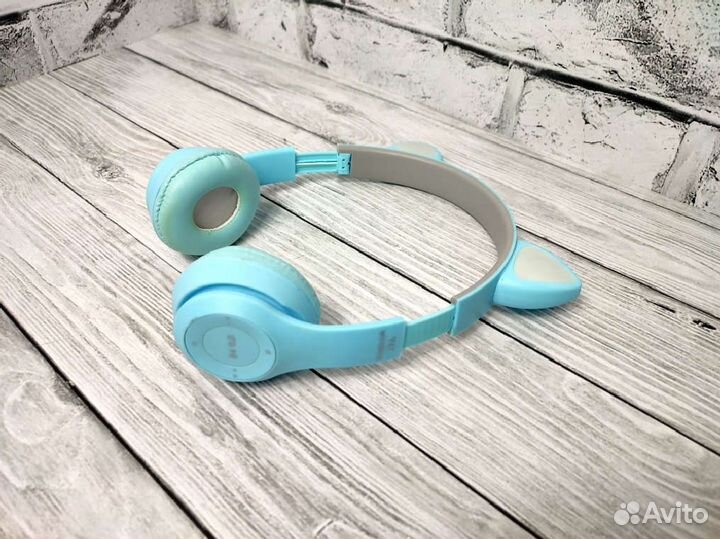 Детские наушники, новые, ушки кролика, Bluetooth