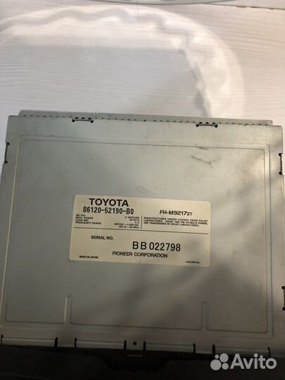 Автомагнитола toyota Vitz